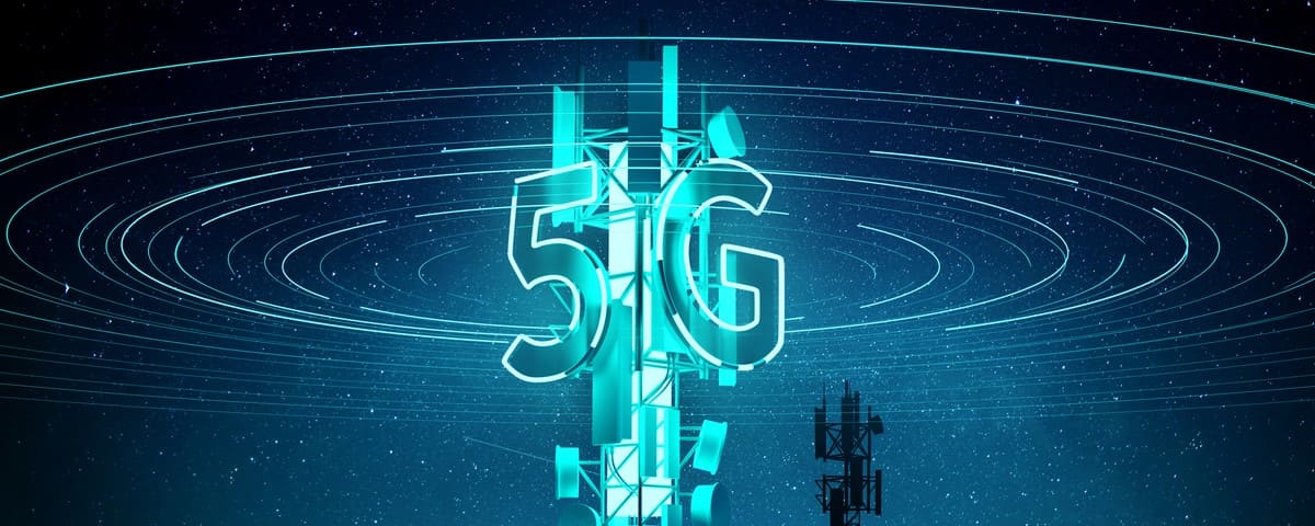 Illustration de la diffusion de la 5G